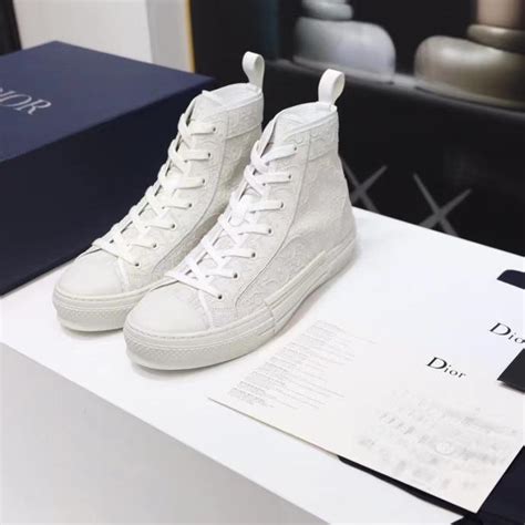 christian dior sneaker damen weiss|Christian Dior high tops sneakers.